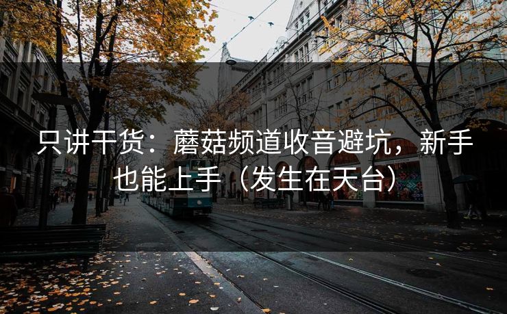 只讲干货：蘑菇频道收音避坑，新手也能上手（发生在天台）
